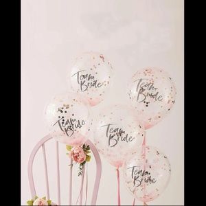 Team bride balloons